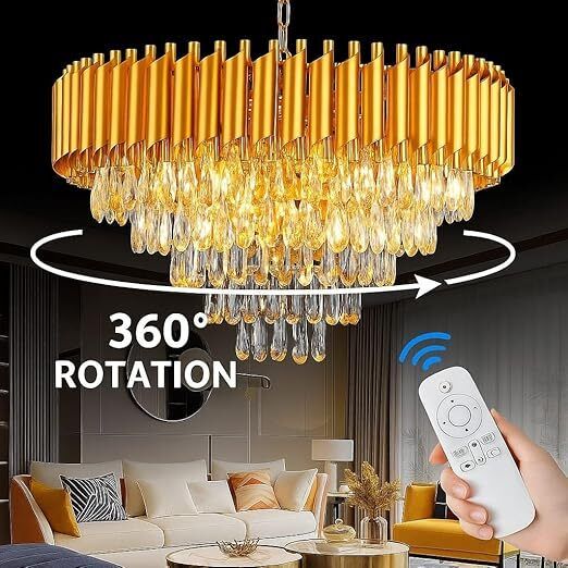 seetastic 600mm GD moving Bluetooth, Remote Chandelier Chandelier Ceiling Lamp-picture-23