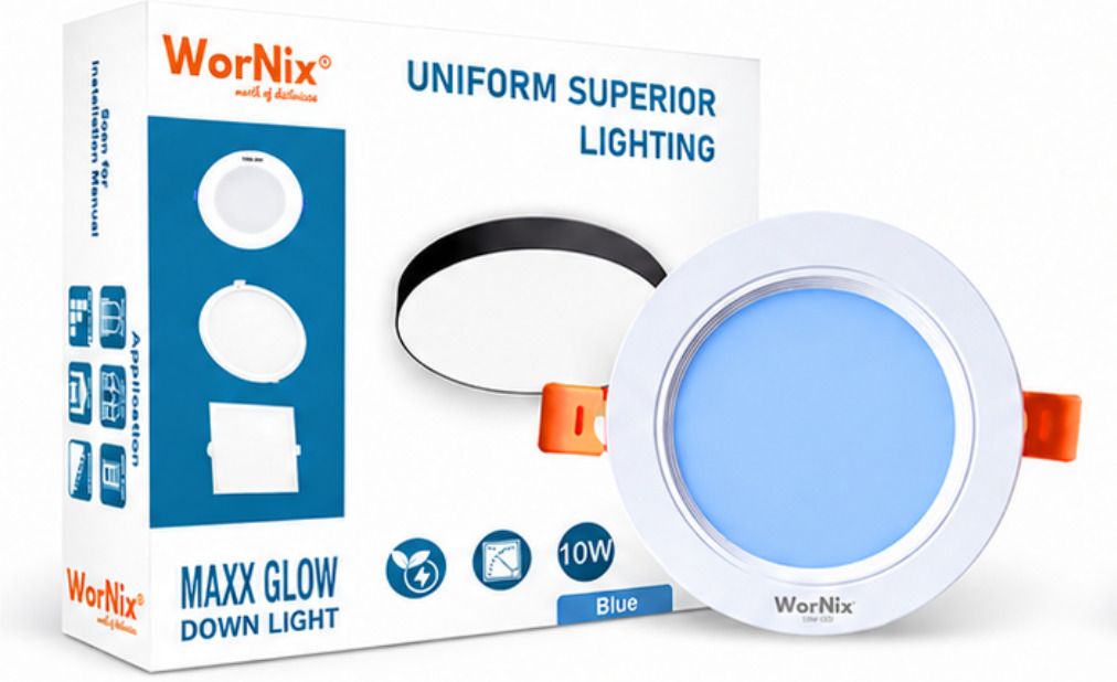 wornix 10W LED Recessed 3" cut size Ceiling Downlight Ceiling Light Ceiling Lamp-picture-40