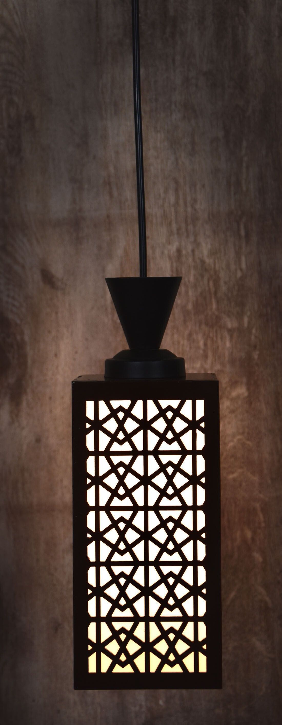 lakhaji Wooden Hanging Thali Lamp Elegance for Home Decor and Festive Celebrations Chandelier Ceiling Lamp-picture-5