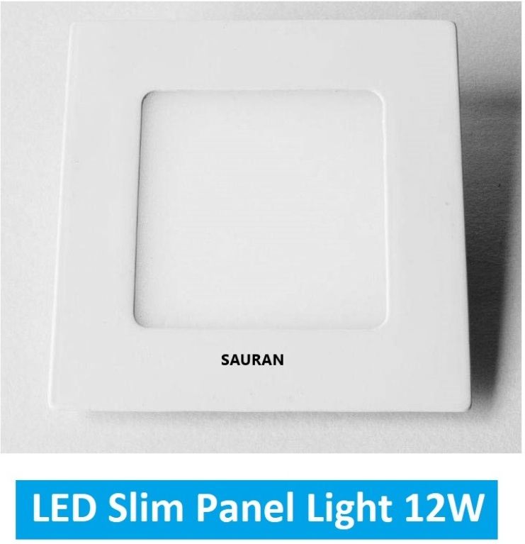 sauran Square LED Slim Panel Natural White Light 12W LSP 52.1 (With Warranty) Ceiling Light Ceiling Lamp-picture-32
