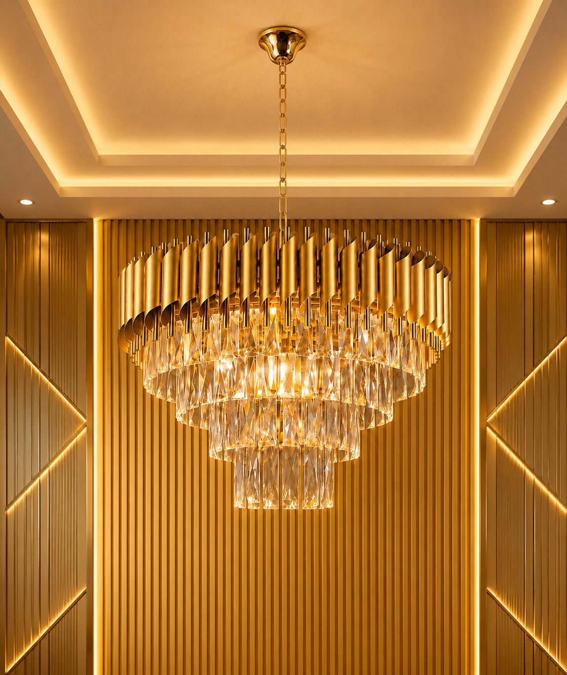 melvia Classic Crystal Chandelier Ceiling Light Ceiling Lamp-picture-17