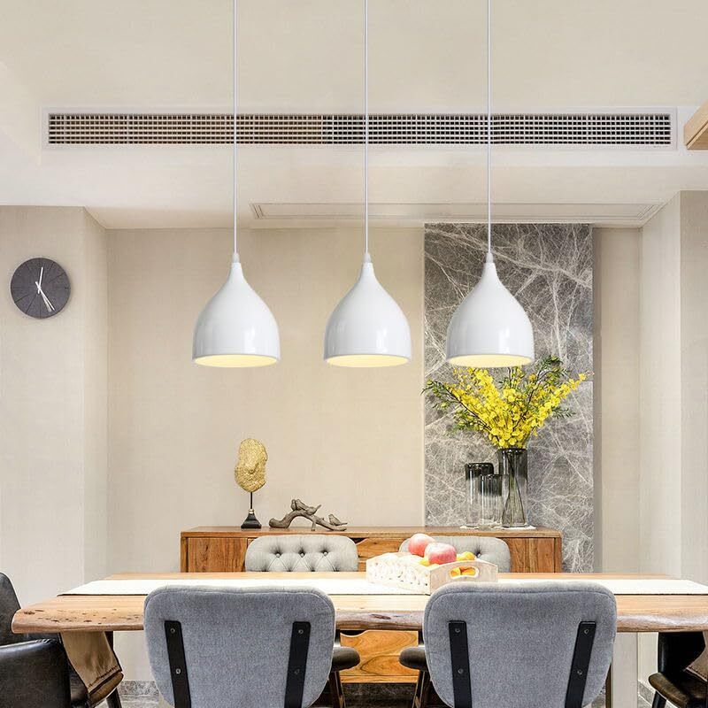 PACK OF 3 Ceiling Light for Living Room Shade Light White, Hanging Lights (Pendant Lights) Lamp Shade-image-37
