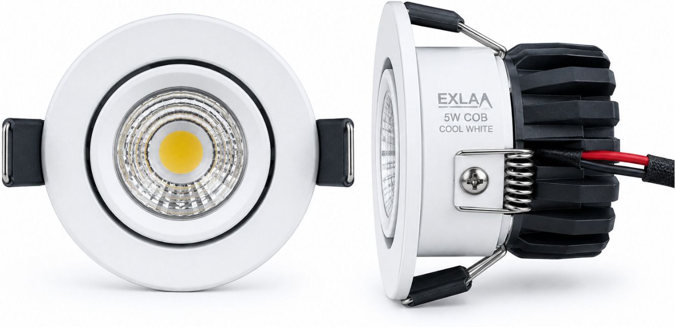 abba ELC 207 3W Movable Round LED Downlight 4100K, Bridgelux LED Ceiling Light Ceiling Lamp-picture-31