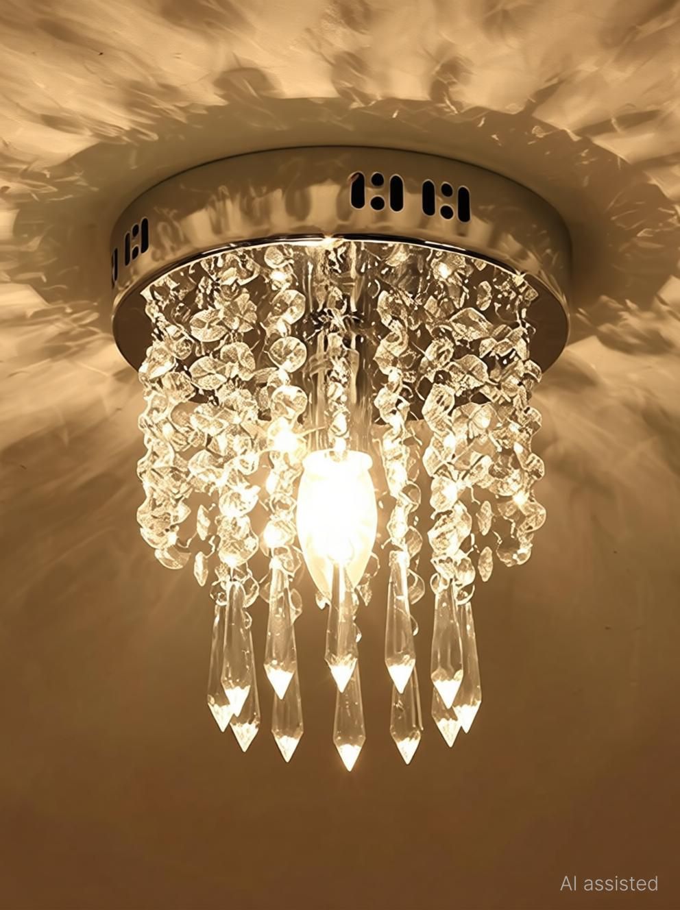 pencil round yellow light for home office balcony Pendant Lamp Ceiling Lamp-image-2