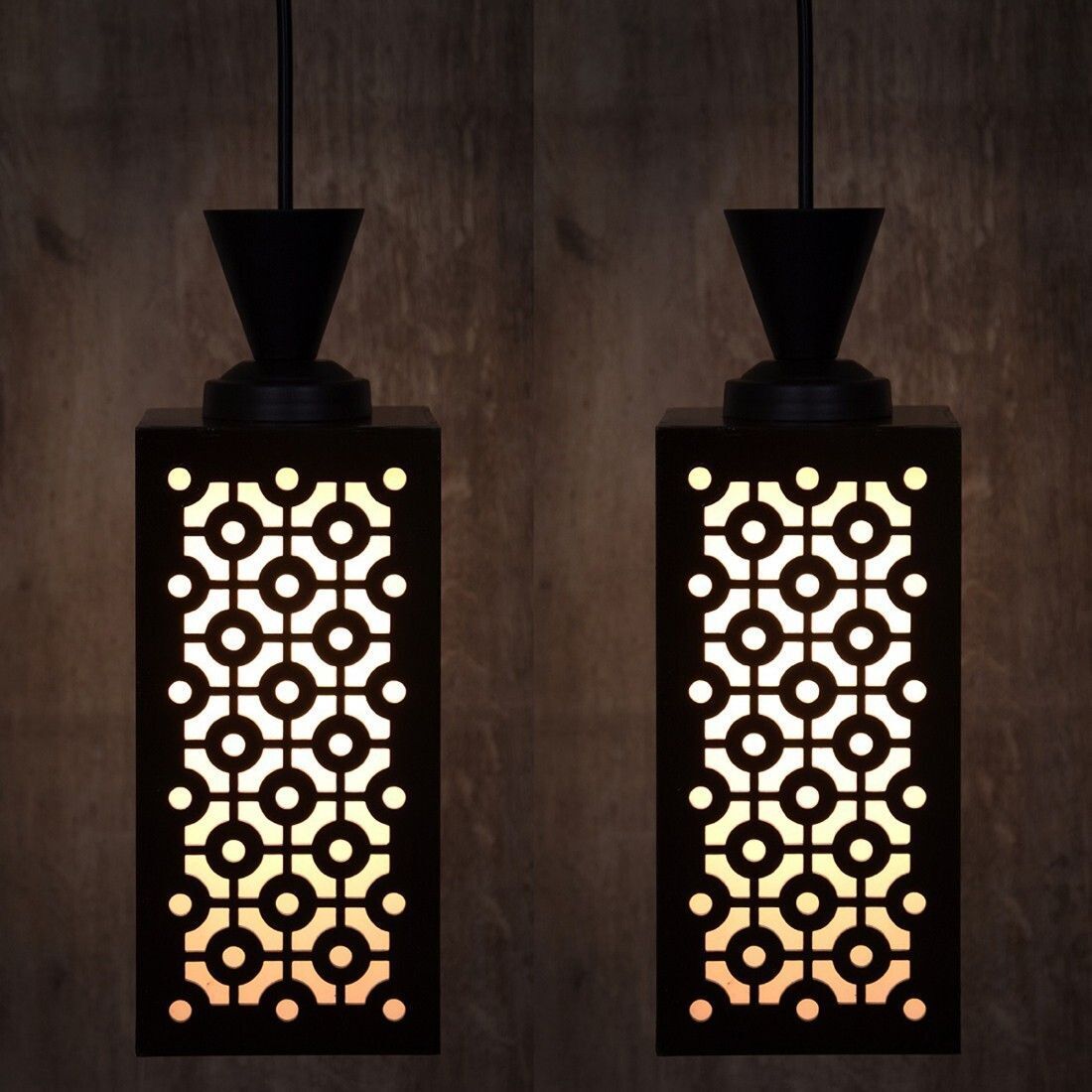 lakhaji Wooden Hanging Thali Lamp Elegance for Home Decor and Festive Celebrations Pendant Lamp Ceiling Lamp-picture-12