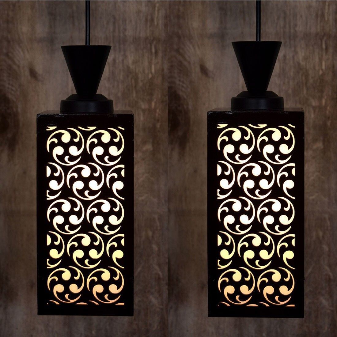 lakhaji Wooden Hanging Thali Lamp Elegance for Home Decor and Festive Celebrations Pendant Lamp Ceiling Lamp-picture-26