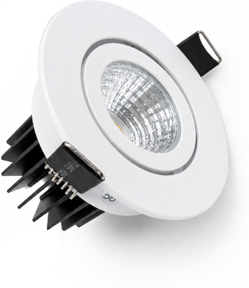 abba 9W Round LED COB Light| 4000K | Pearl White Recessed Ceiling Downlight Ceiling Light Ceiling Lamp-picture-19