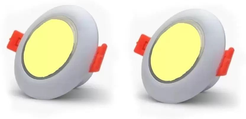 3 Watt Warm White ( Yellow ) LED Deep Down Light Conceal Light 2 Pc Ceiling Light Ceiling Lamp-image-9