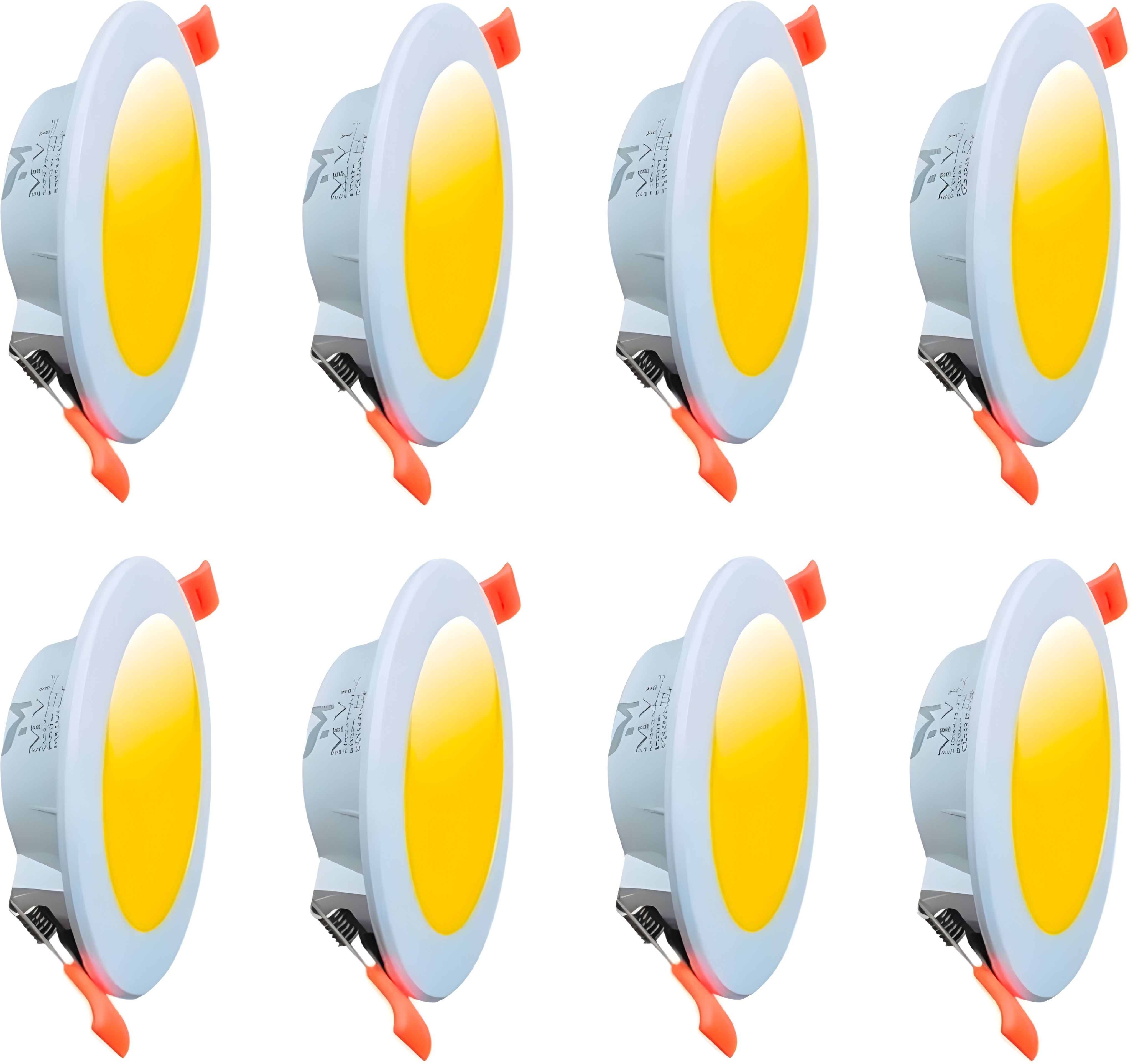 MVL 10W Decorative LED Round Ceiling Light Warm White Pack of 8 Ceiling Light Ceiling Lamp-picture-37