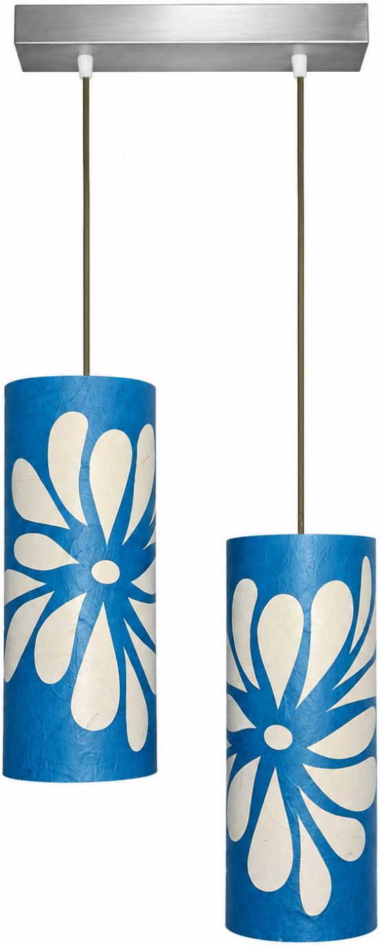 PRILUCE Double Pendant Light | Floral Fabric Hanging Ceiling Lamp\ Ceiling Light Ceiling Lamp-image-34
