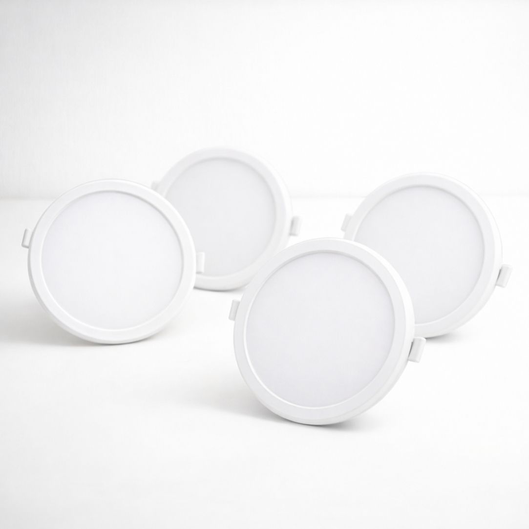 12 Watt Slim Round LED Ceiling Panel Light (Pack of 4) Recessed Ceiling Light Ceiling Lamp-image-11