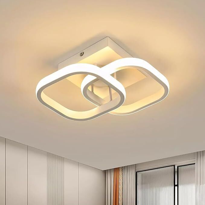 22W Modern Ceiling Light LED Acrylic Minimalism Square Chandelier Ceiling Lamp-image-27