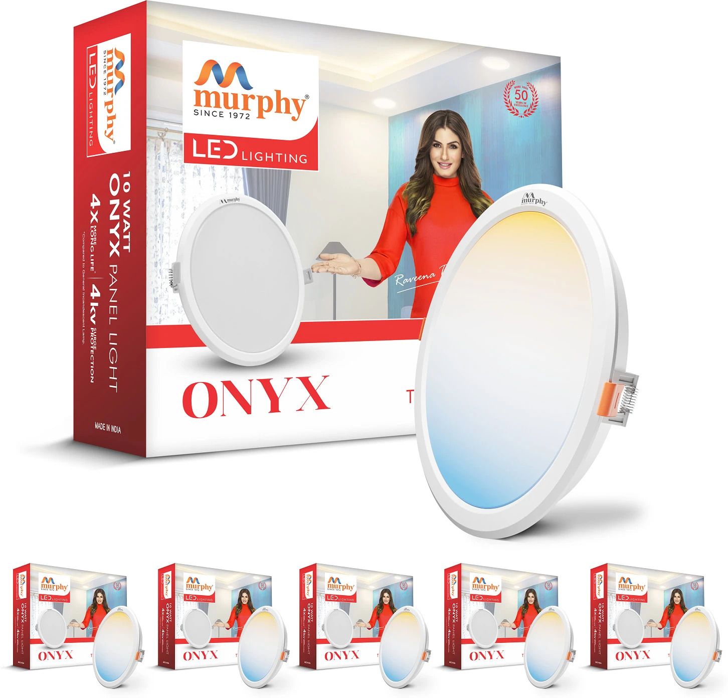 10W Trimless 3-in-1 LED Panel (Cool White/Warm White/Natural White, Pack of 6) Ceiling Light Ceiling Lamp-image-8