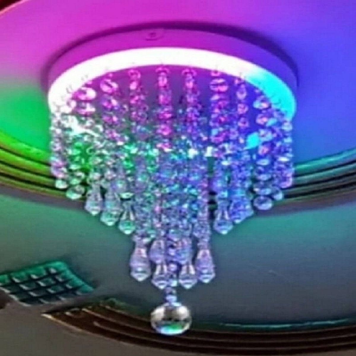 Chandelier Light Multi Colour Round Pendants Ceiling Lamp