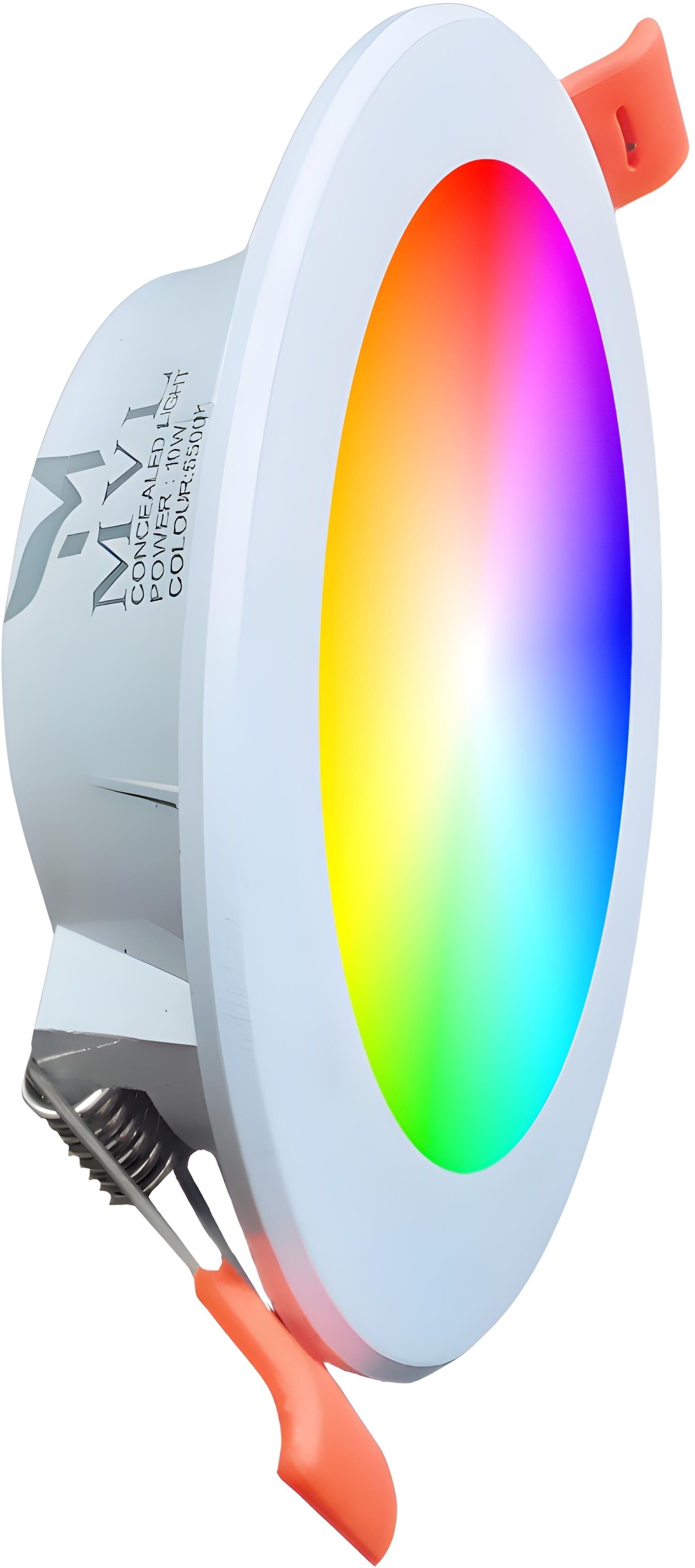 10-Watts Maxa 7-in-1 Multicolour Led Conceal Down Light Pack of 1 Ceiling Light Ceiling Lamp-image-15