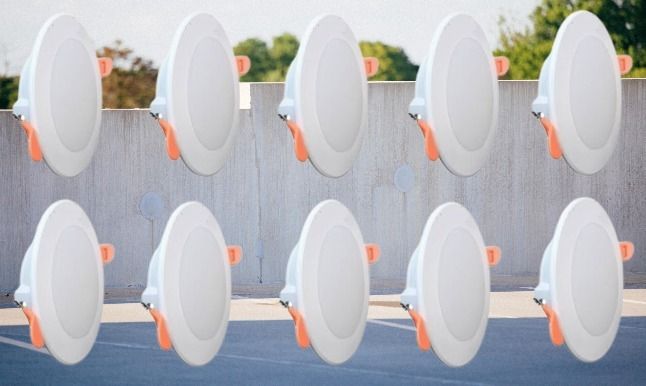 brightstar Maxa 10-Watts Round Led Panel Conceal Down Pack of 10 Recessed Ceiling Lamp-picture-28