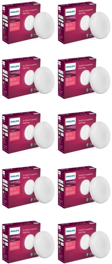 philips 5W FullGlow Striker Surafe LED, Warm White, Pack of 10 Downlighter Ceiling Light Ceiling Lamp-picture-21