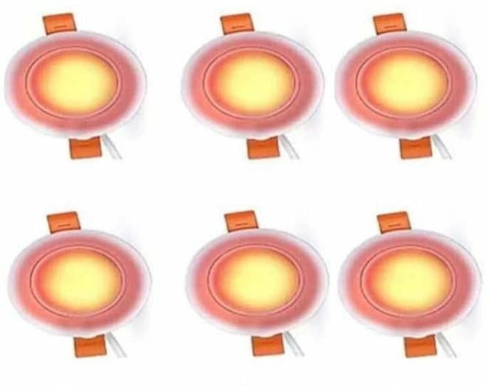 nexat 5 watt deep juncation led light for decorative purposes (RED pack of 6) Recessed Ceiling Light Ceiling Lamp-picture-34
