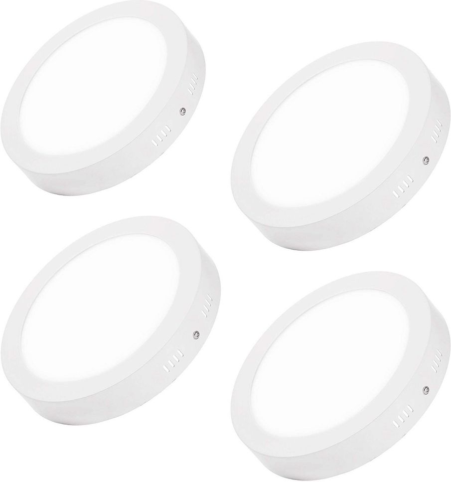 PZP 8W LED Panel Light Surface Mount Office & Home Cool White Ceiling Pack Of 4 Ceiling Light Ceiling Lamp-image-25