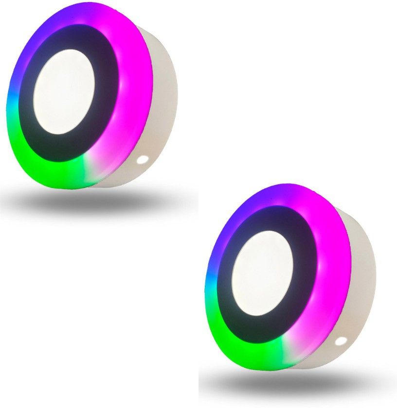 6 Watt Round Surface Dual Multi Color PGB Recessed Ceiling Light Ceiling Lamp-image-12