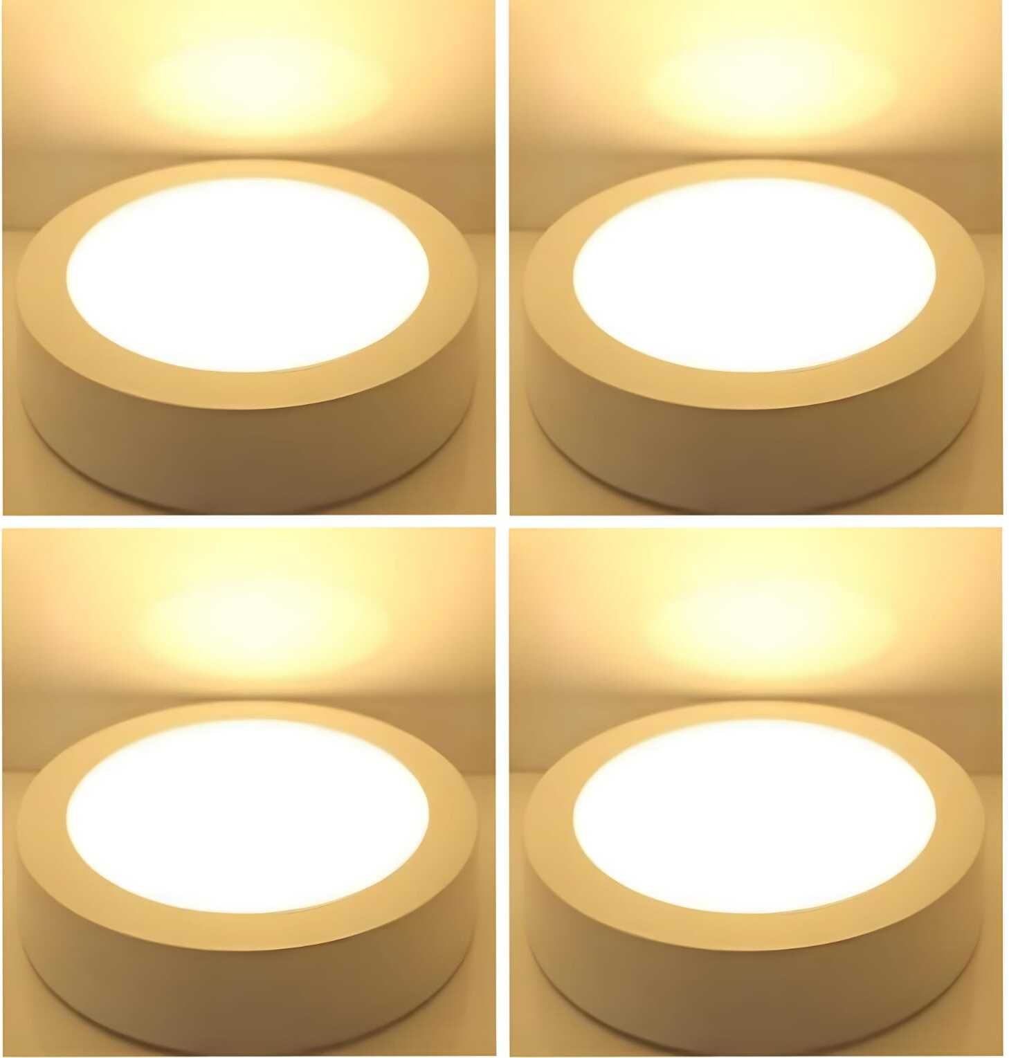 MVL LED 9 Watt CBL Aluminium Round Surface Down Light Warm White Pack of 4 Ceiling Light Ceiling Lamp-picture-40