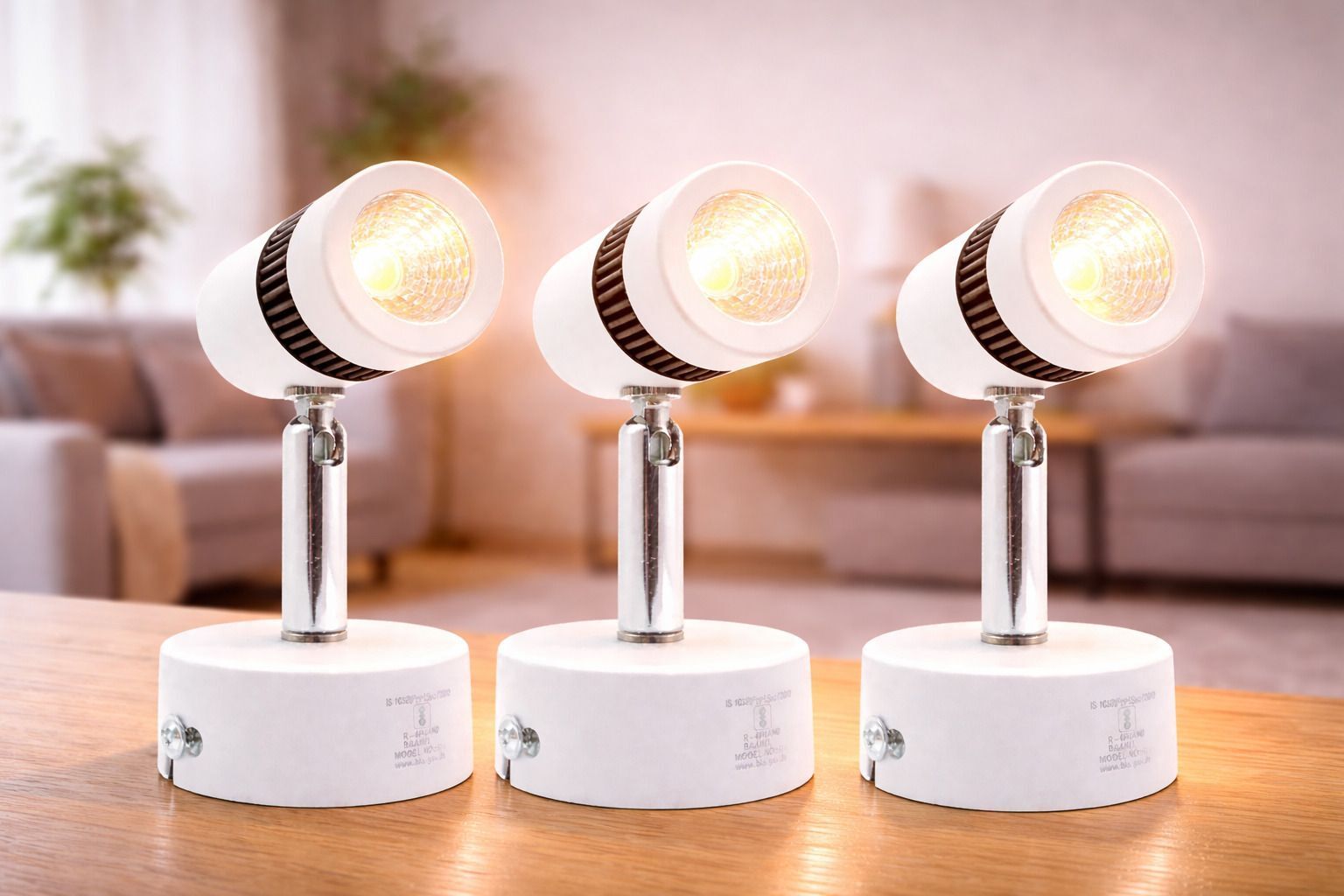 hbx LED Wall/Ceiling/ Surface Spot Light (3W) Picture Light, WARM WHITE Light, 3 Spot Light Ceiling Lamp-picture-43