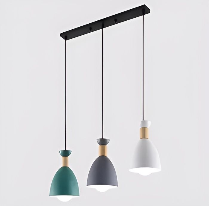 GLOMZY Aluminium Multi Linear 3Hanging Lamp, Without Bulb (Pack of 1) Ceiling Light Ceiling Lamp-picture-41