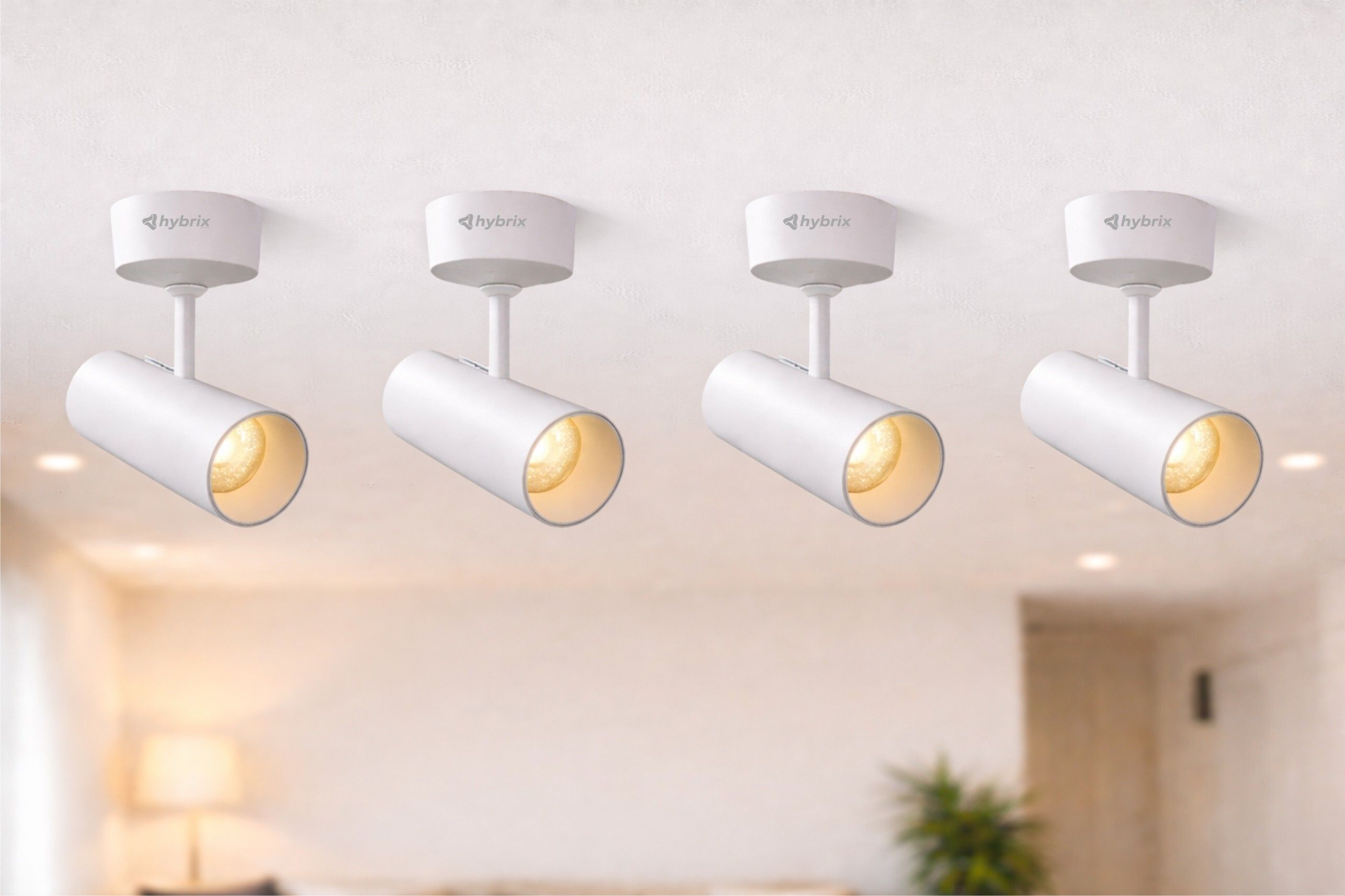 hybrix LED Wall/Ceiling Adjustable Spot Light (10 Watt) Focus Down Light, WARM WHITE, 4 Spot Light Ceiling Lamp-picture-19