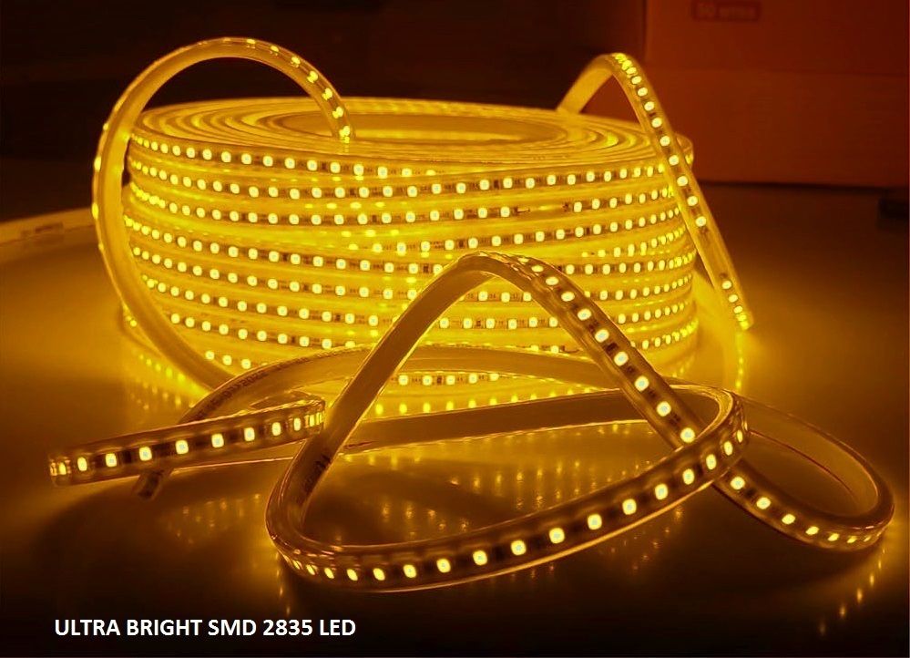 hybrix LED Cove Light (04 Mtr) Waterproof Strip Light (120 LED Per Mtr) ORANGE AMBER Recessed Ceiling Lamp-picture-29