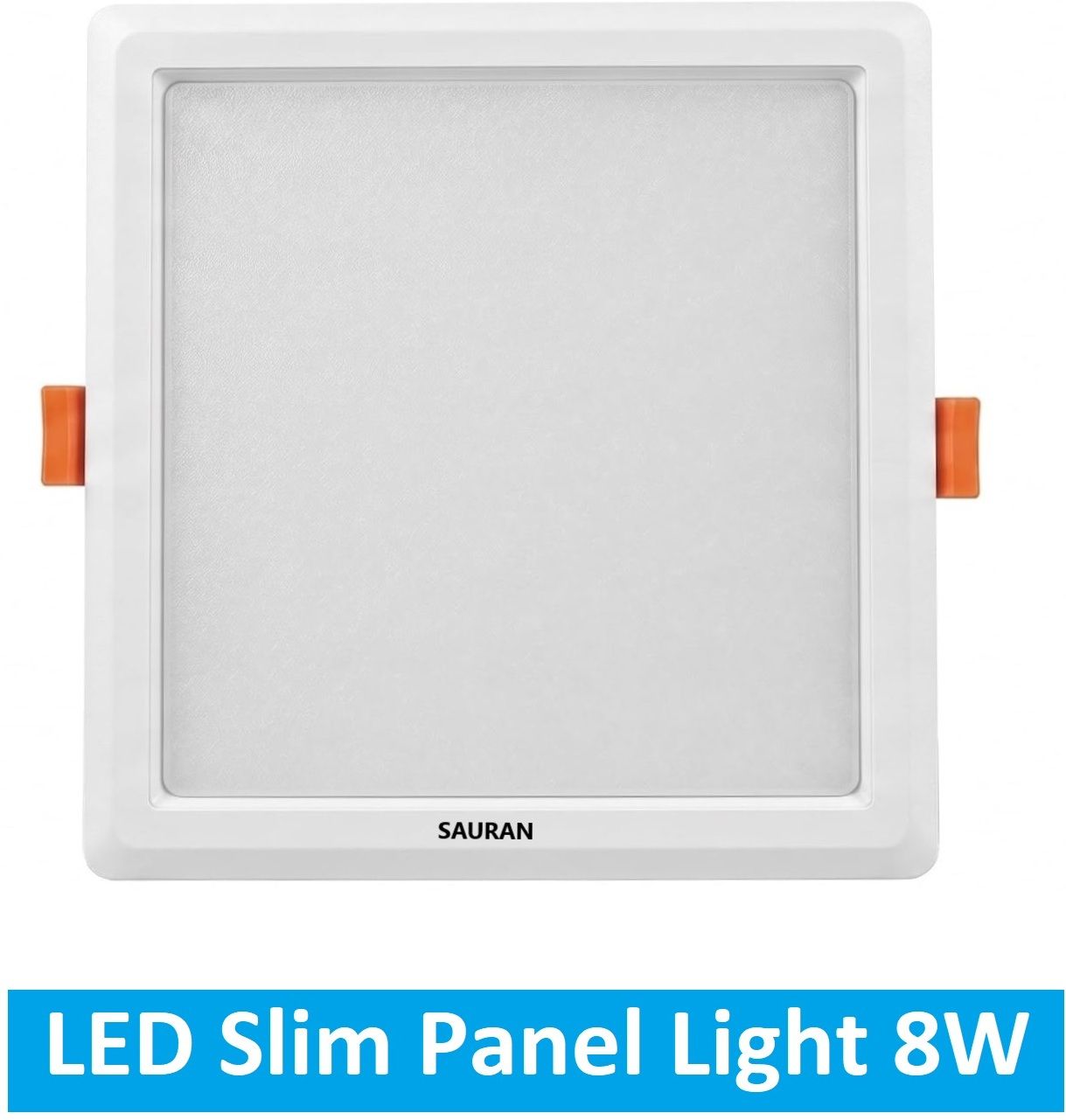sauran Square LED Slim Panel Natural White Light 8W LSP 39.1 (With Warranty) Ceiling Light Ceiling Lamp-picture-8