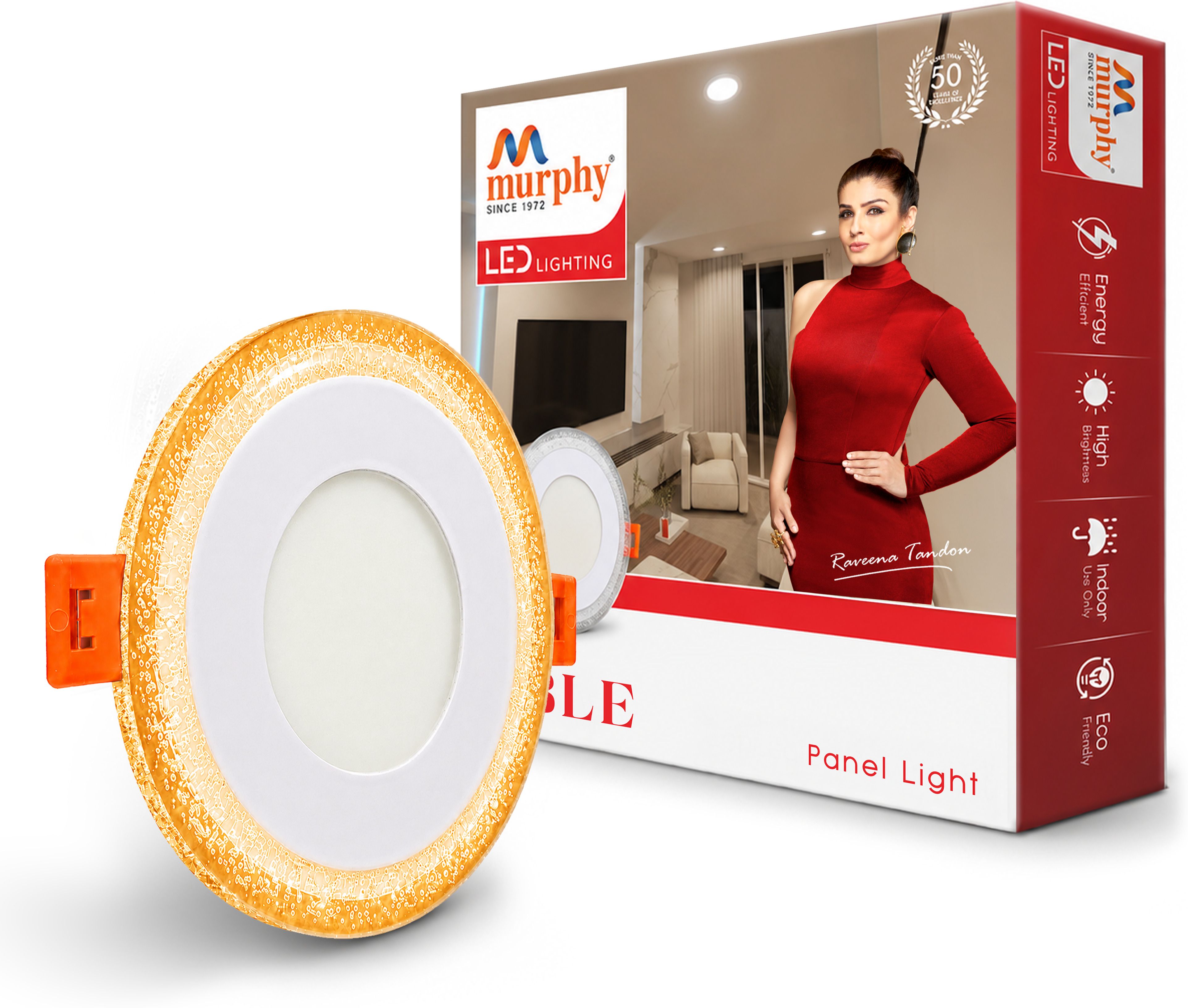Bubble 3W+3W LED Panel Light | 2 in 1 Glow (Cool White + Warm White) | Pack of 1 Ceiling Light Ceiling Lamp-image-44
