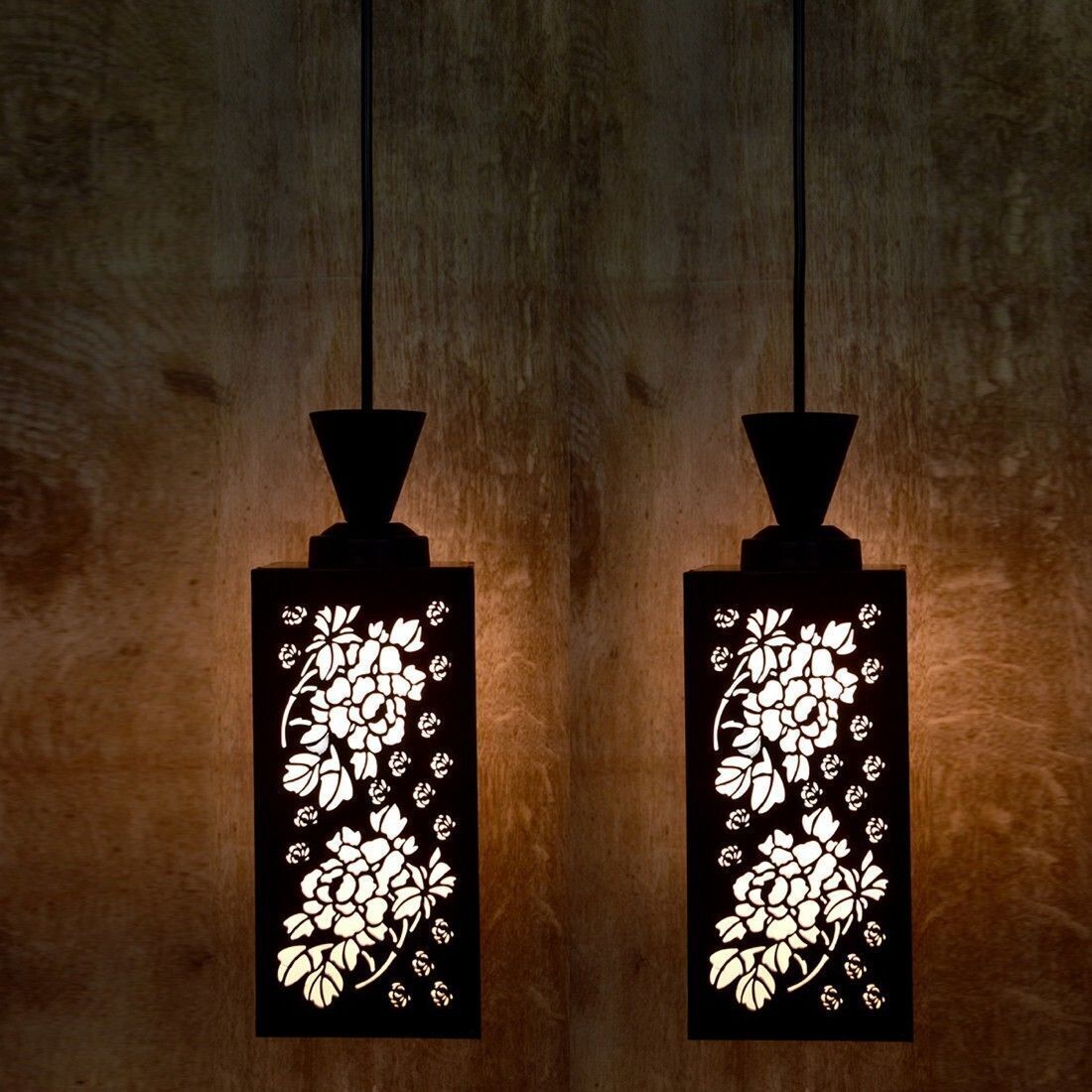 nexat Wooden Hanging Thali Lamp Elegance for Home Decor and Festive Celebrations Pendant Lamp Ceiling Lamp-picture-16