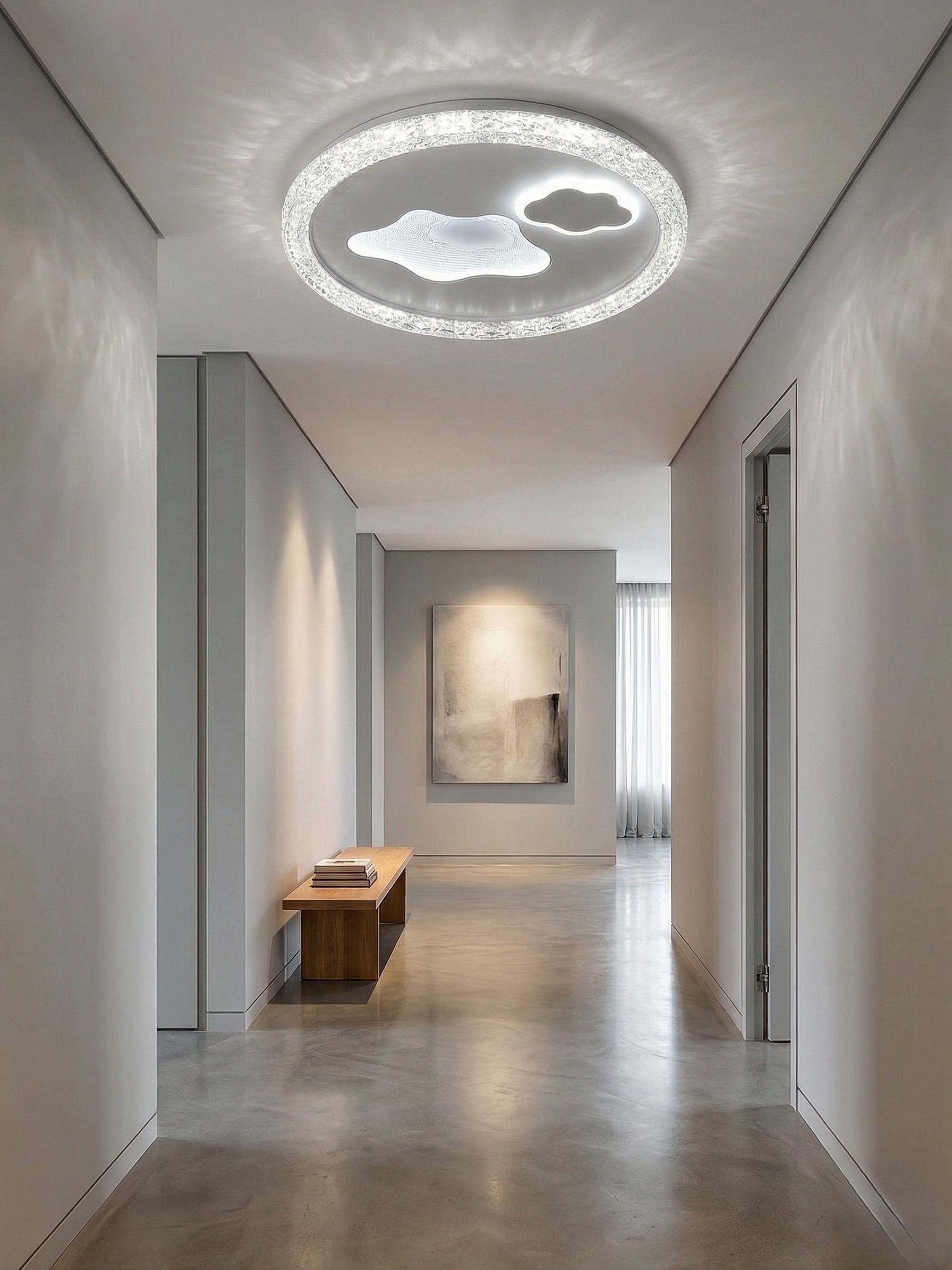 Modern LED Ceiling Light | Round Crystal Cloud Design Ceiling Light Ceiling Lamp-image-49