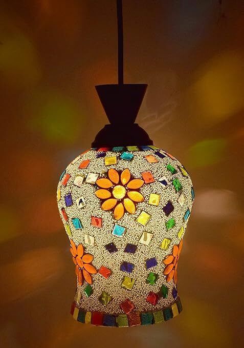 ROshiv_Iron hanging_mosaic 504_single hanging Chandelier Ceiling Lamp-image-20