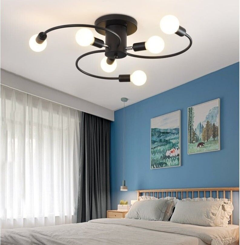 avior Low Height Ceiling lamp for Bedroom, Living Room, Restaurants, Cafe etc Chandelier Ceiling Lamp-picture-40