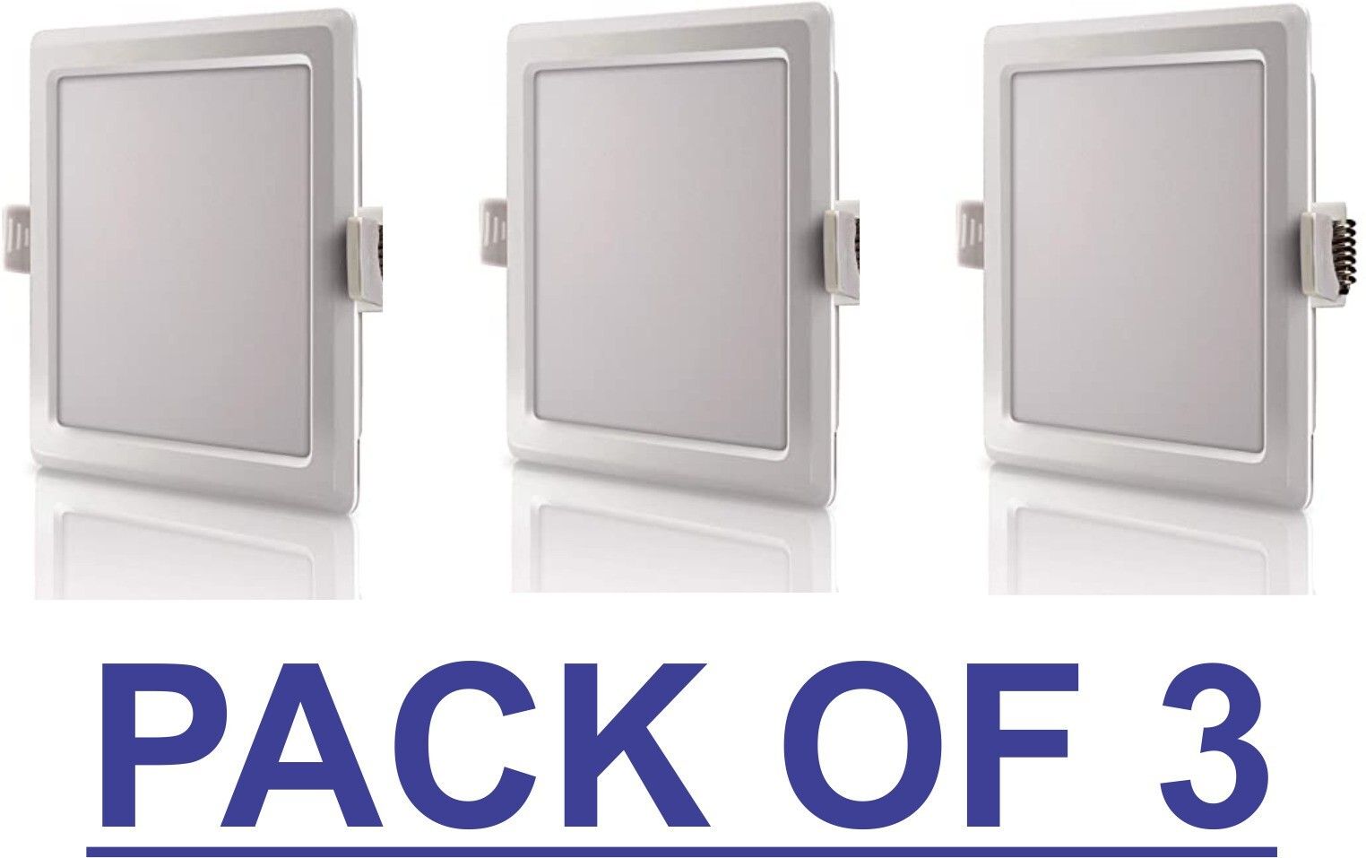 8 watt Square Led panel Size 4 Inch Pack of 3 Recessed Ceiling Lamp-image-26