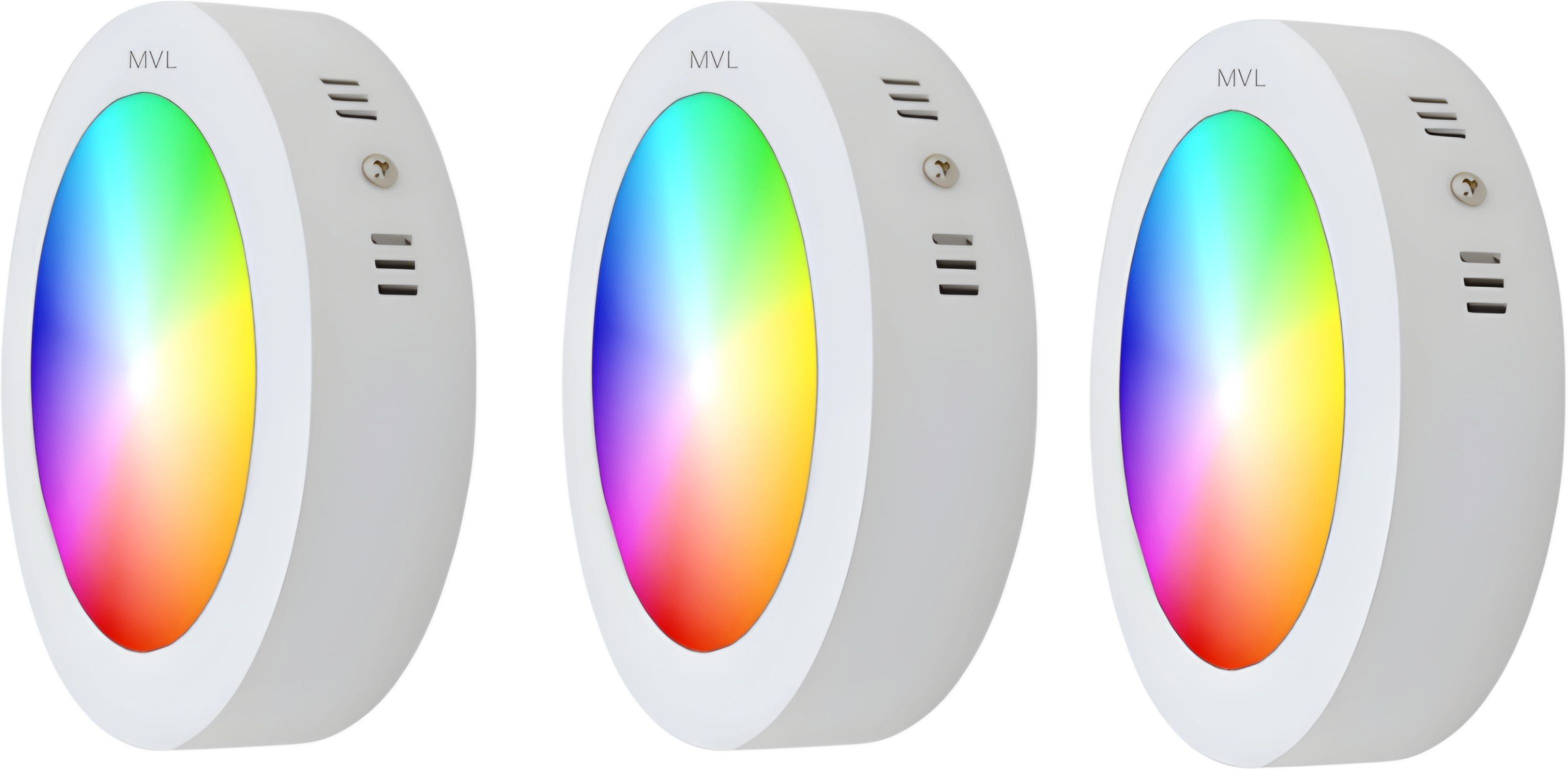 7 in 1 multicolor LED Surface Panel light pack of 3 Recessed Ceiling Light Ceiling Lamp-image-41