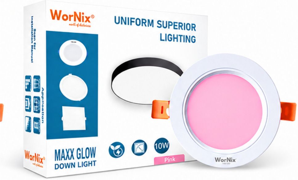 wornix 10W LED Recessed 3" cut size Ceiling Downlight Ceiling Light Ceiling Lamp-picture-19