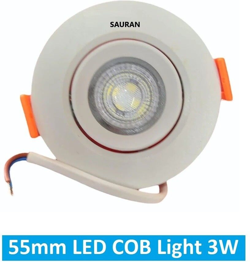 sauran 55mm LED COB Pure White Light 3W LEC6 (With Warranty) Ceiling Light Ceiling Lamp-picture-1
