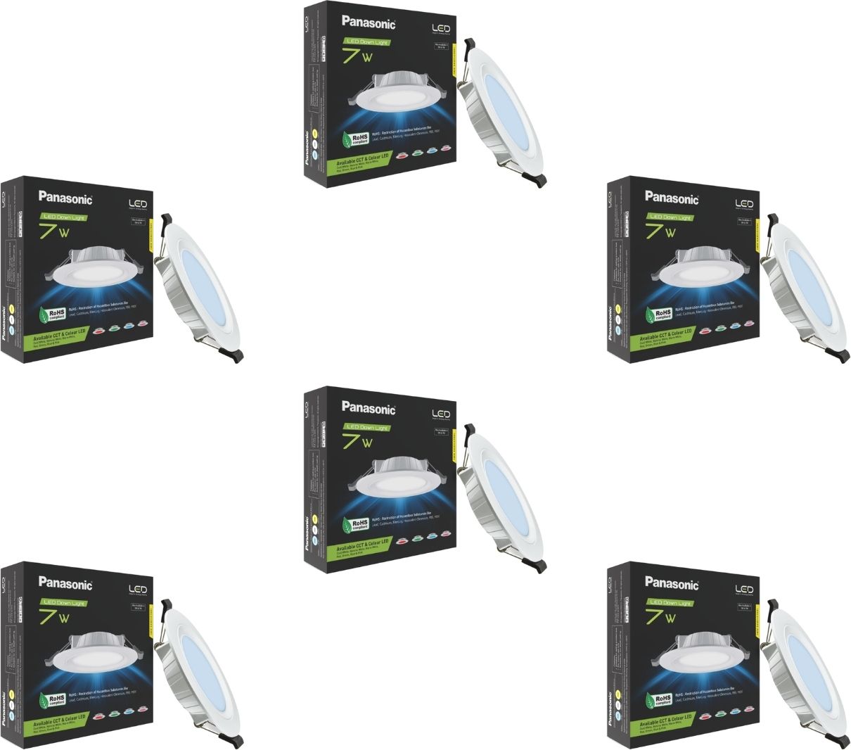 Panasonic 7W LED Concealed Downlighter, LED Recessed 85mm Cut Out, BIS Certified Downlighter Ceiling Lamp-picture-9