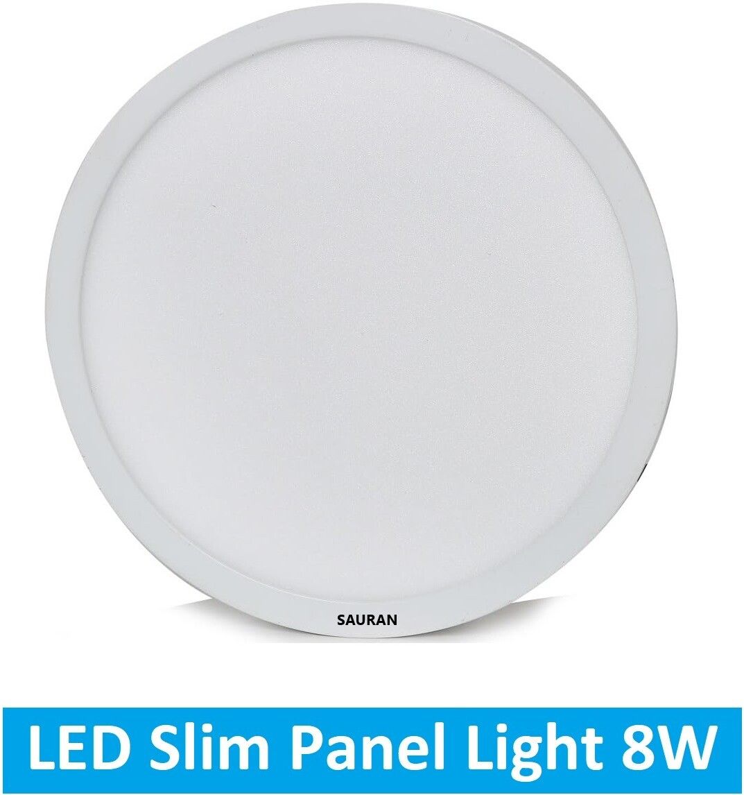 sauran Round LED Slim Panel Natural White Light 8W LSP 4.1 (With Warranty) Ceiling Light Ceiling Lamp-picture-3