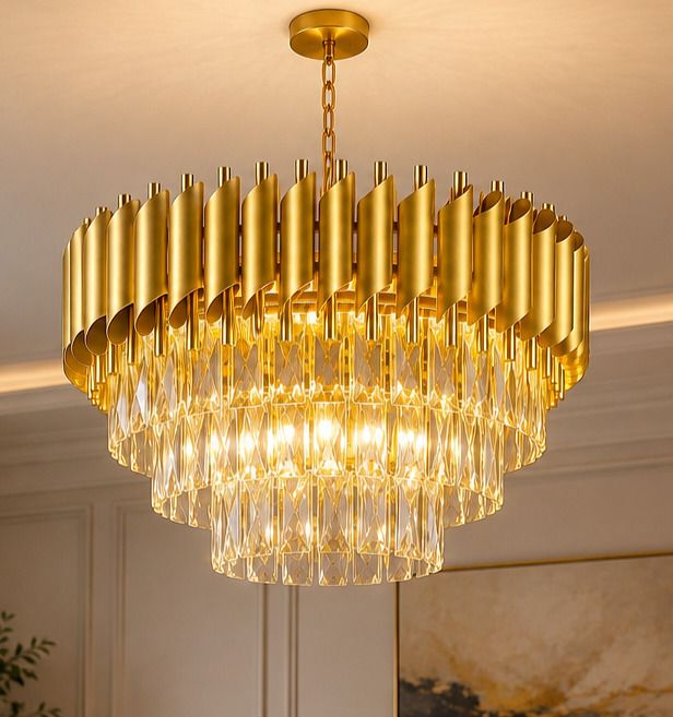 blissbells 400MM Light LED Crystal Chandelier Chandelier Ceiling Lamp-picture-20