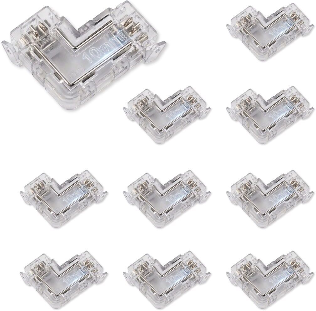 CORNER LED STRIP CONNECTOR/JOINTER 10MM PACK OF 10 Ceiling Light Ceiling Lamp-image-10