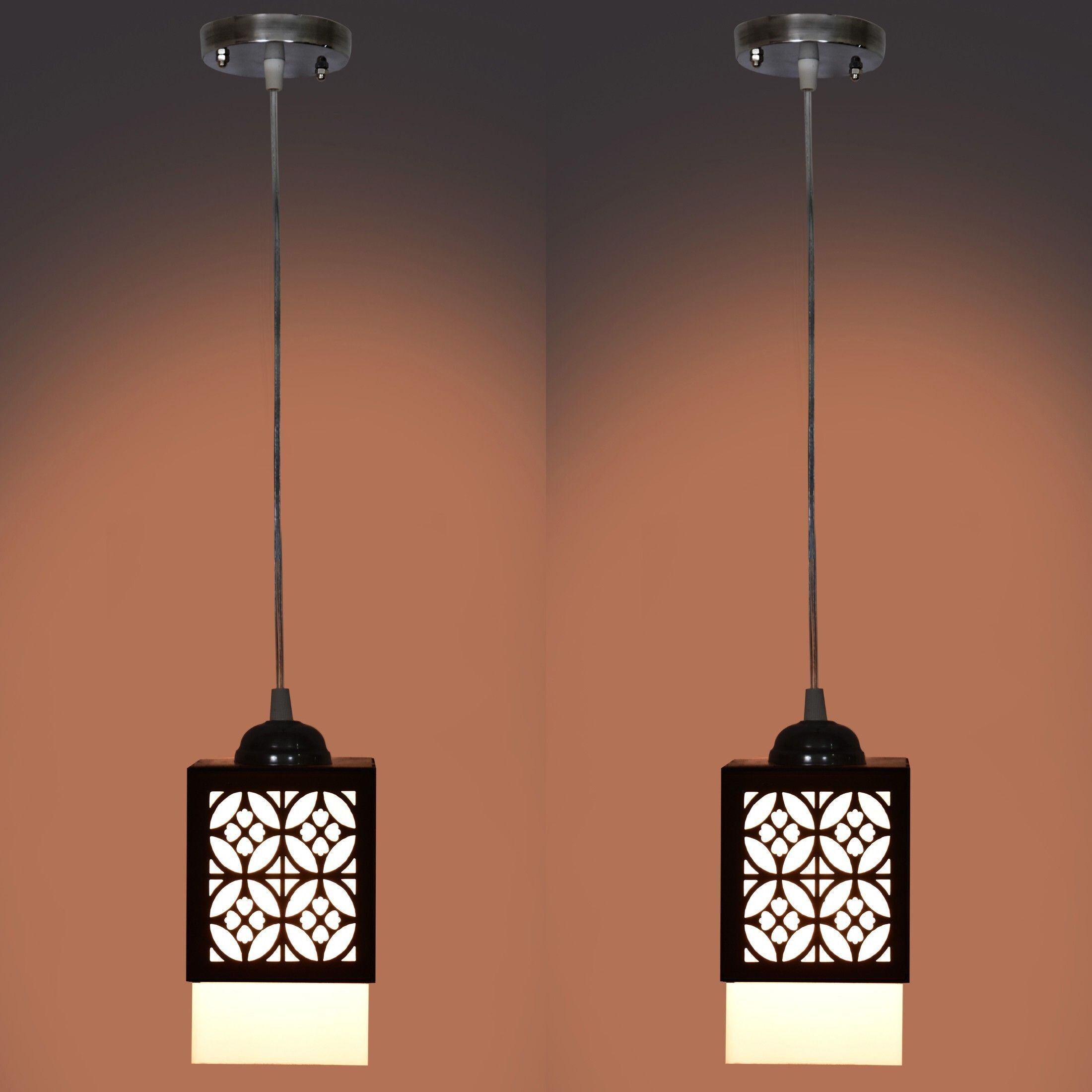 nexat Wooden Hanging Thali Lamp Elegance for Home Decor and Festive Celebrations Pendant Lamp Ceiling Lamp-picture-5