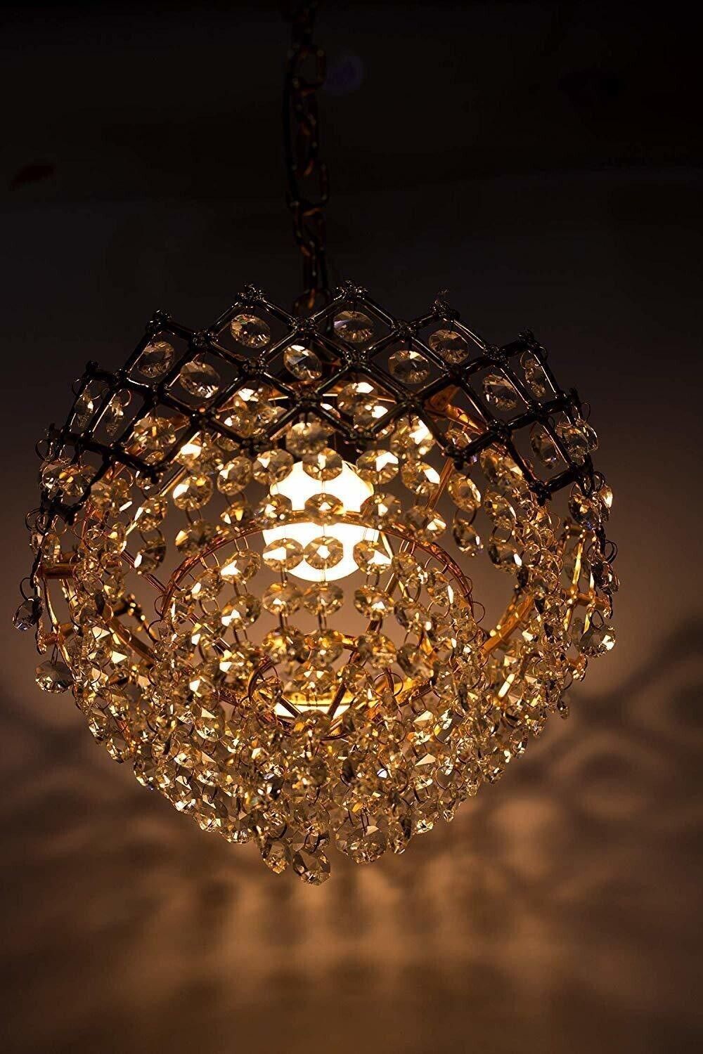 classical Modern Crystal 160mm metal Chandelier jhumar for home Chandelier Ceiling Lamp-picture-10