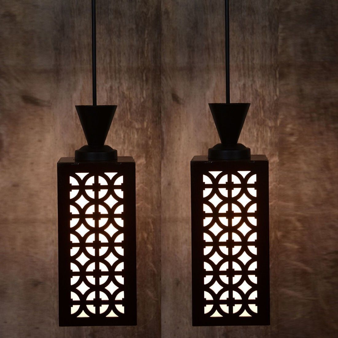 nexat Wooden Hanging Thali Lamp Elegance for Home Decor and Festive Celebrations Pendant Lamp Ceiling Lamp-picture-7