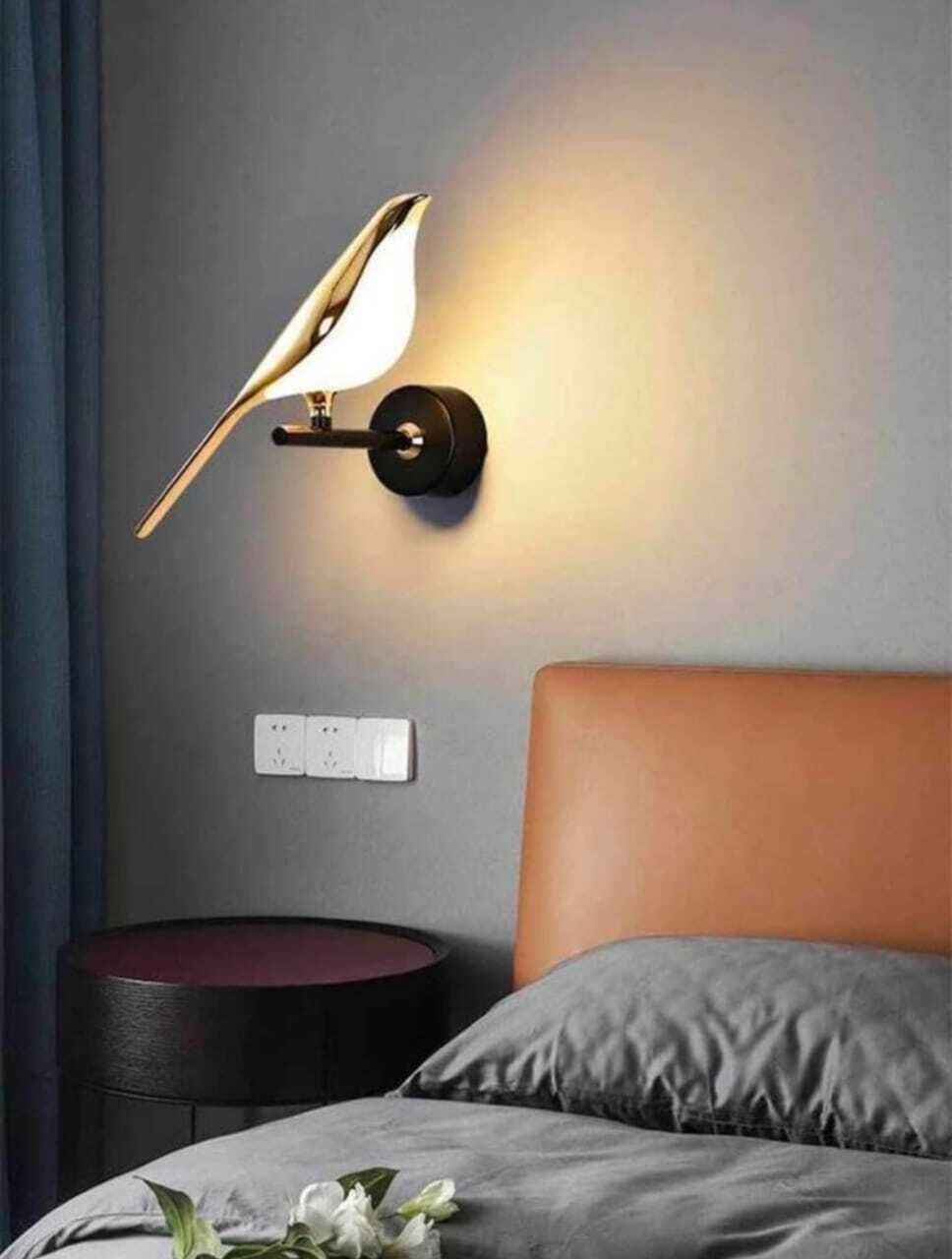 Wallchiere wall lamp beautiful metal bird Chandelier Ceiling Lamp-image-2