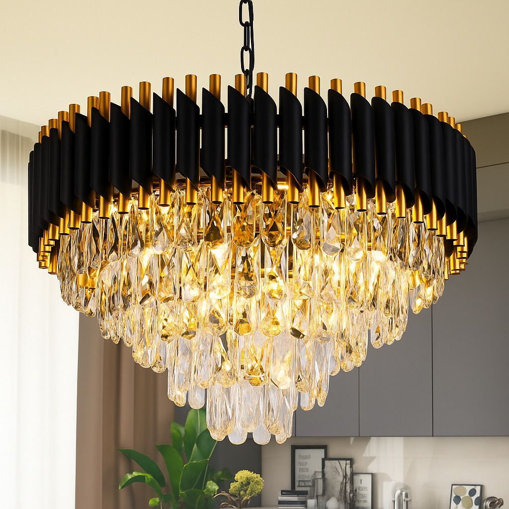 blissbells 600MM Light LED Crystal Chandelier Chandelier Ceiling Lamp-picture-31