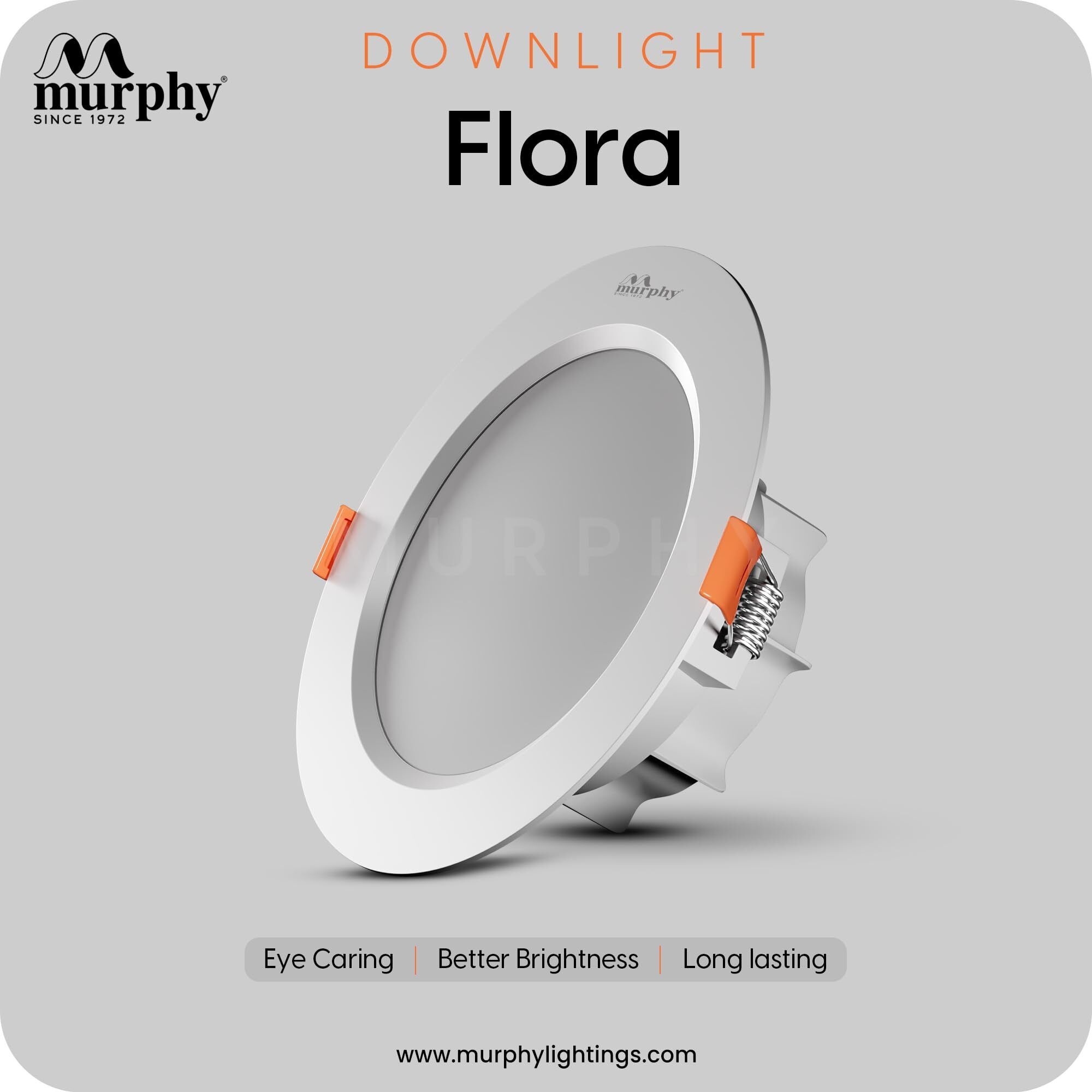 murphy Flora 7W LED Down Light, Cool White Light, Round, Recess (Pack of 1) Ceiling Light Ceiling Lamp-picture-18