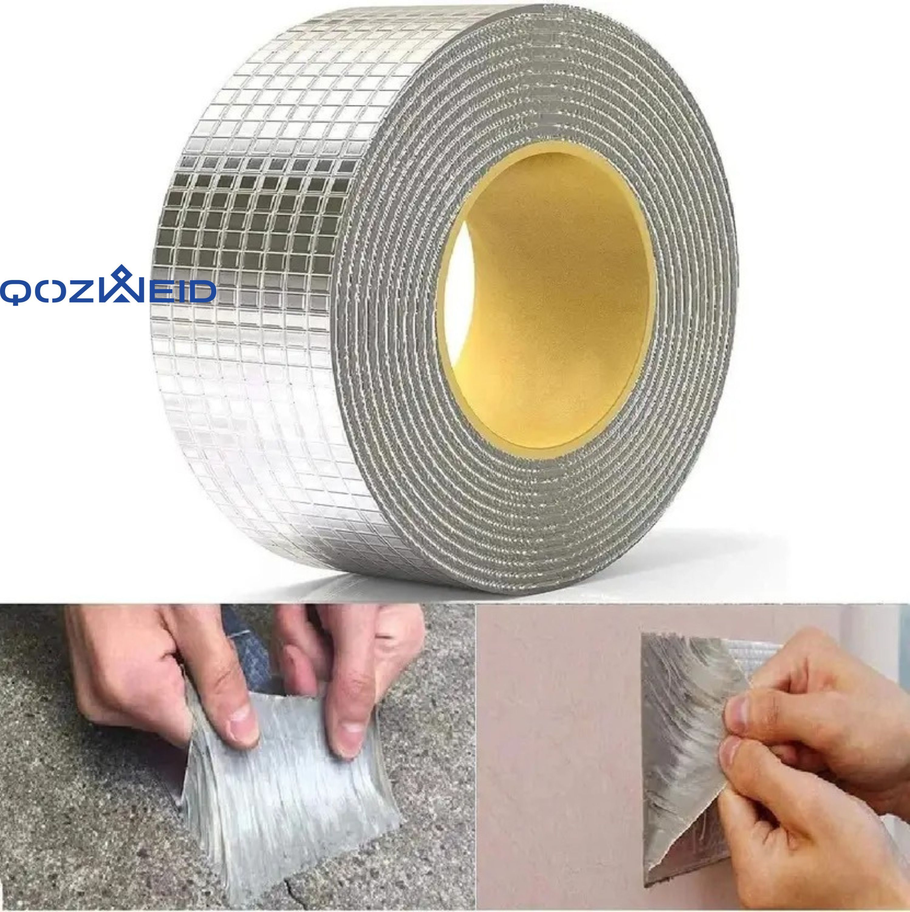 Leak proof repair tape for roof wall pipe balcony cracks no Leakproof Aluminum Butyl Tape for Home Repair (Manual)-image-4